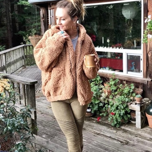 LAST 1 ll Fuzzy Teddy Bear Jacket - Picture 5 of 8